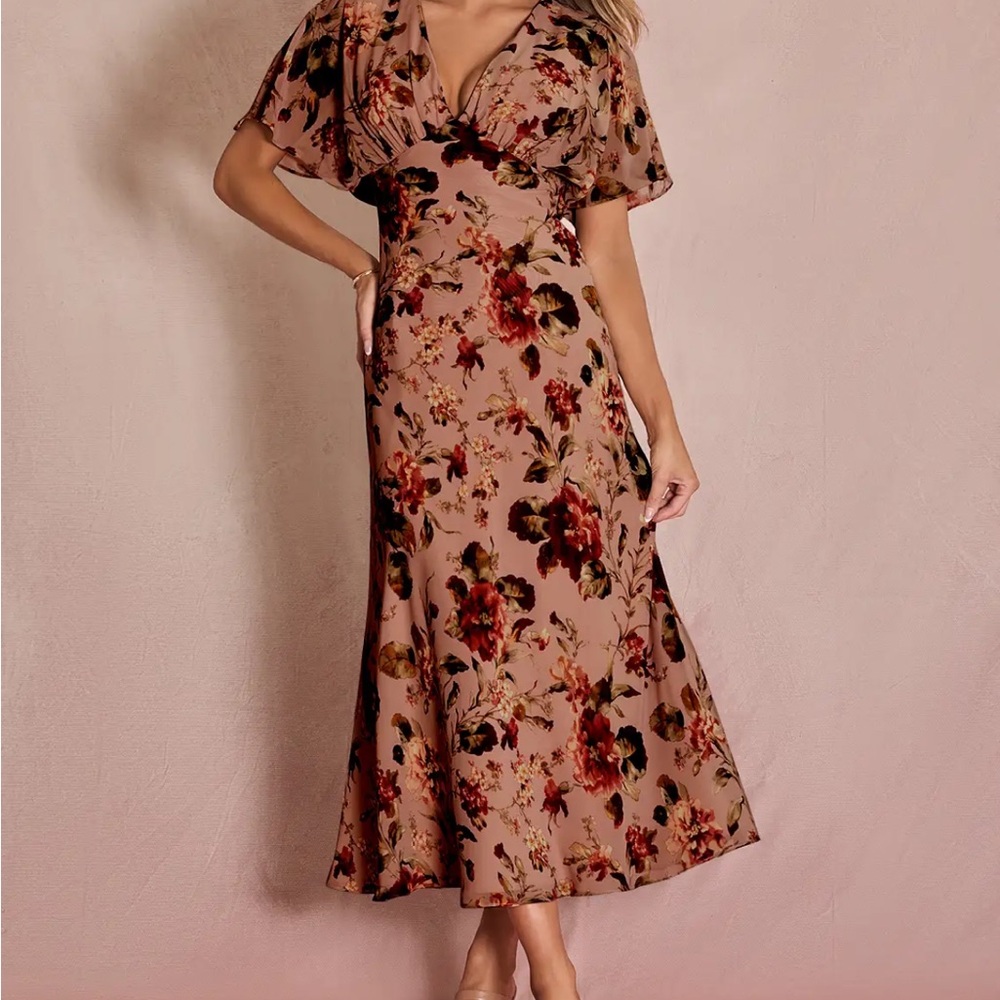 DARLA MAUVE MULTI MAXI DRESS
